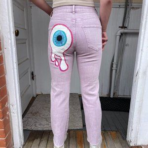 Hand-Painted Express Jeans